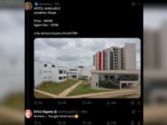 You get mind O!” — EFCC claps back at X user who listed its Abuja HQ as hotel for sale