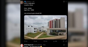 You get mind O!” — EFCC claps back at X user who listed its Abuja HQ as hotel for sale