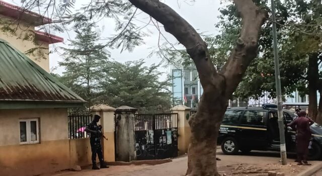 Heavy security as Nenadi Usman assumes control of LP secretariat