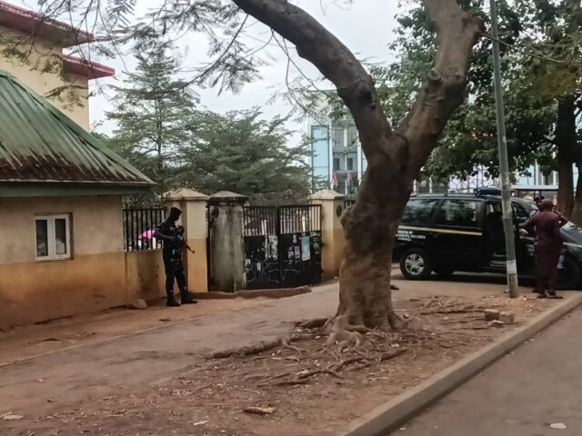 Heavy security as Nenadi Usman assumes control of LP secretariat