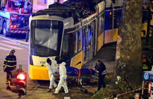 Two dead, over 30 injured as tram derails in Milan Tram