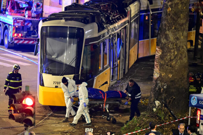 Two dead, over 30 injured as tram derails in Milan Tram