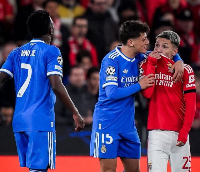 Benfica’s Prestianni suspended for homophobic conduct in Real Madrid game Prestianni, Real Madrid, UEFA