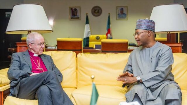 Ex-Archbishop of Canterbury praises Uba Sani’s leadership in Kaduna