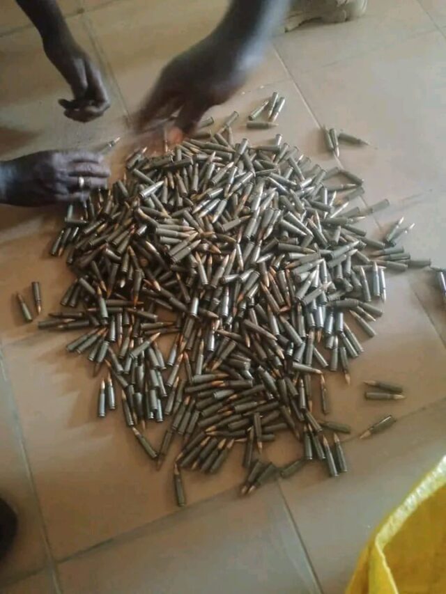 Troops intercept suspect smuggling 800 AK-47 bullets to bandits