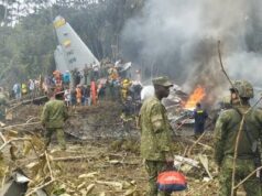 66 dead, over 50 injured as military plane crashes in Colombia Military
