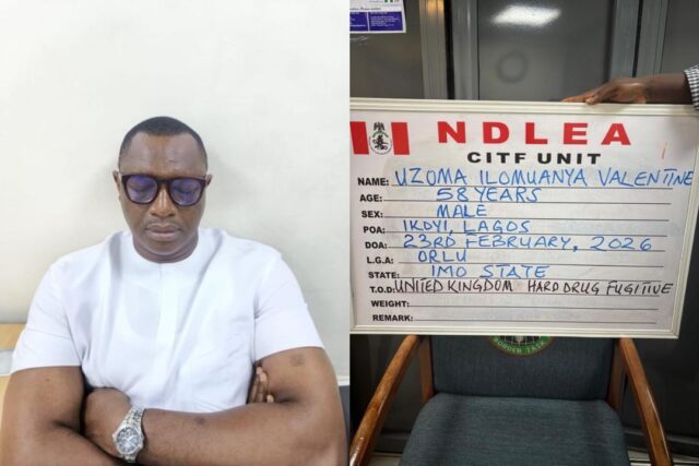 NDLEA arrests wanted drug kingpin after 15-year manhunt NDLEA