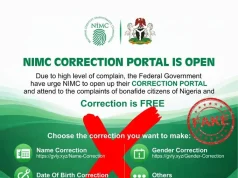 NIMC warns Nigerians against fake ‘free NIN correction’ portal