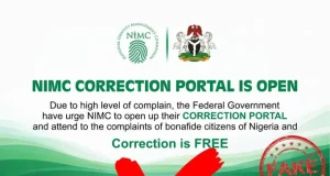 NIMC warns Nigerians against fake ‘free NIN correction’ portal