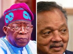 Tinubu sends five-member delegation to Rev. Jesse Jackson’s burial