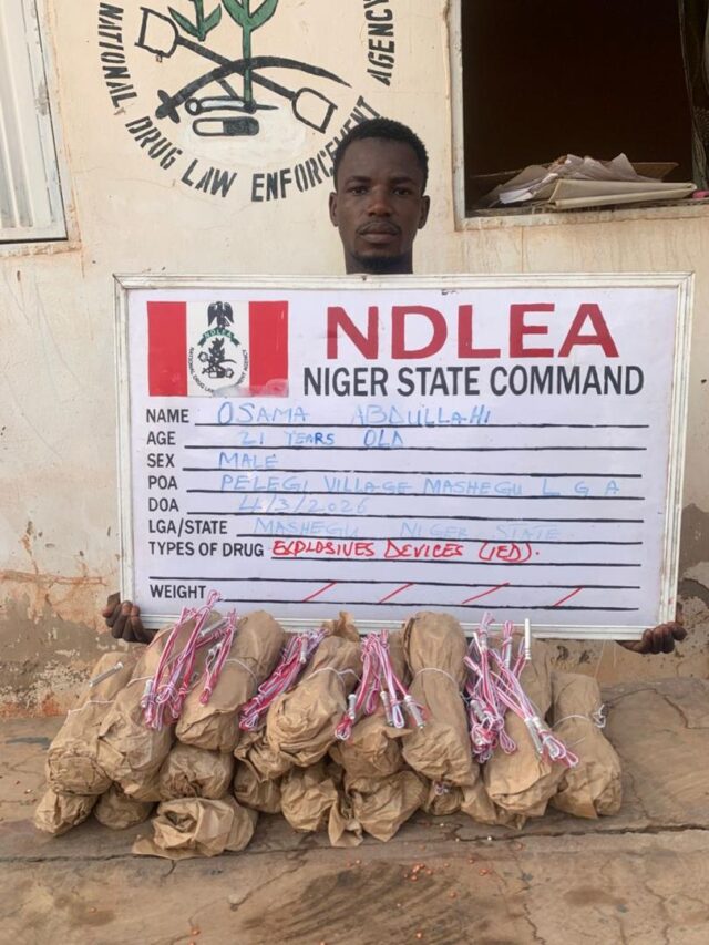 NDLEA seizes 500 IED components, drug consignments in nationwide operations