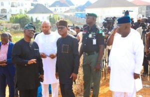 Wike orders demolition of illegal estate on Guzape Park, inspects key FCT road projects