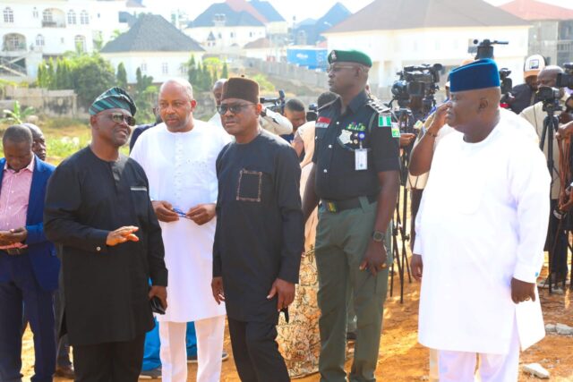 Wike orders demolition of illegal estate on Guzape Park, inspects key FCT road projects