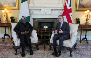 Tinubu, Starmer meet in London for bilateral talks Tinubu