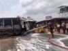 One dead, three injured as truck rams into tricycle in Lagos Truck