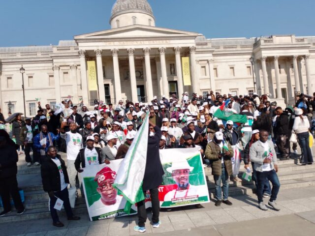 Group holds rally in London to celebrate Tinubu’s state visit Tinubu