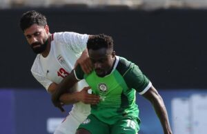 Adams, Simon score as Super Eagles defeat Iran 2–1