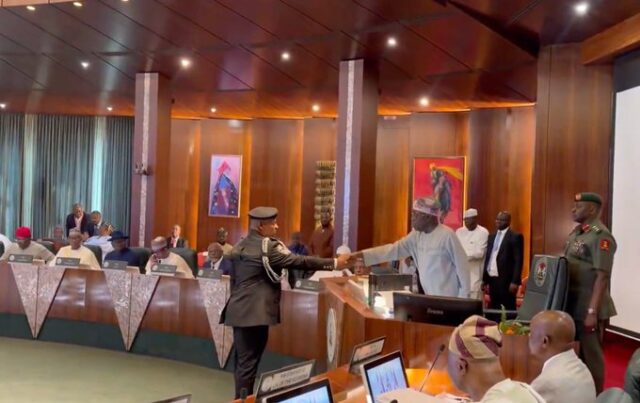 Tinubu swears in Tunji Disu as 23rd IGP Tinubu