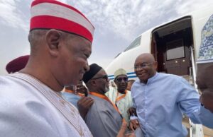 Mark, Amaechi, Tambuwal, Melaye storm Kano ahead of Kwankwaso’s defection to ADC