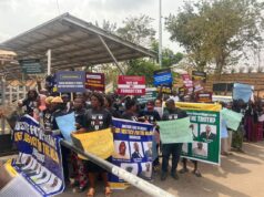 Wives of abducted Ebonyi engineers protest in Abuja after four years