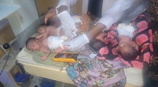 Kano woman dies hours after giving birth to quintuplets