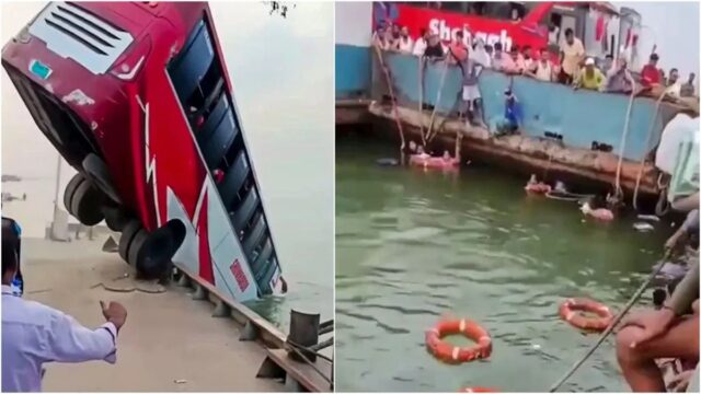 Death toll rises to 26 after bus plunges into Bangladesh river Bus