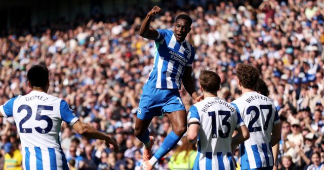 Brighton’s Welbeck nets brace to dent Liverpool’s top-five hopes Brighton