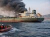 Iran missile strikes on US oil tanker in Persian Gulf