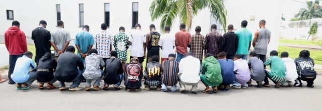 EFCC busts yahoo academy in Abuja, arrests 31 internet fraudsters