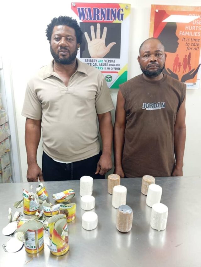NDLEA uncovers UK-bound cocaine in palm kernel oil cans, nabs kingpin in Lagos NDLEA