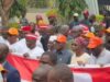 ADC crisis: Atiku, Kwankwaso, Obi others protest at INEC headquarters ADC
