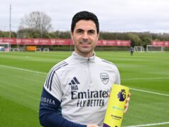 Arteta wins Premier League Manager of the Month