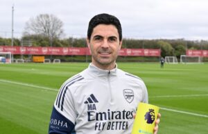 Arteta wins Premier League Manager of the Month