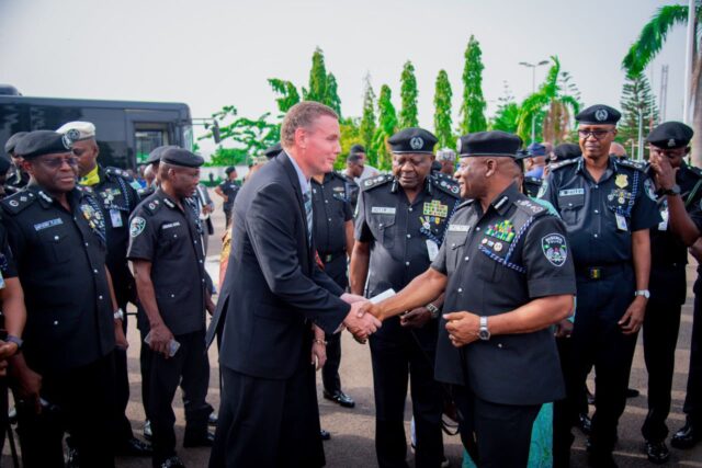 US group donates protective gear to Nigeria police