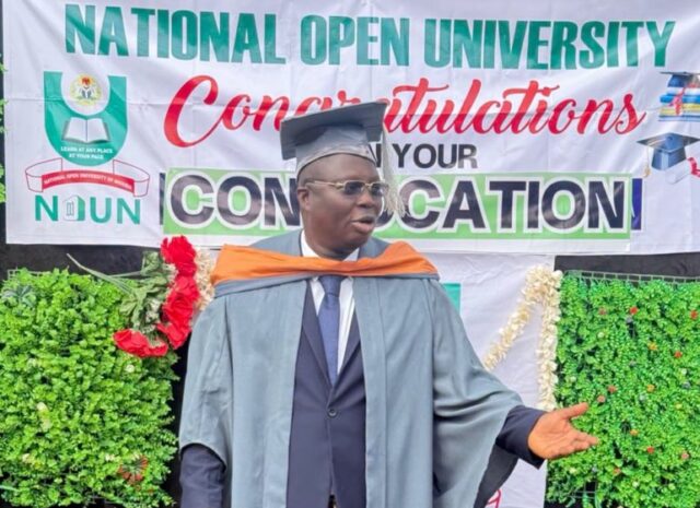 Mr Latin bags bachelor’s degree from NOUN Mr Latin