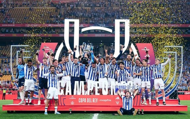 Real Sociedad edge Atletico Madrid to win Copa del Rey Real Sociedad