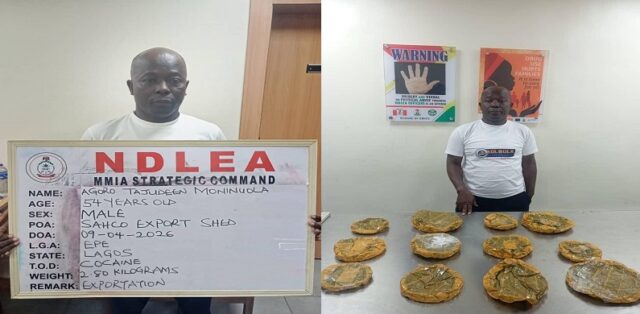 NDLEA intercepts UK-bound cocaine hidden in food flasks at Lagos airport NDLEA