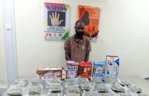 NDLEA intercepts imported drugs hidden in snacks, arrests fashion designer in Lagos NDLEA