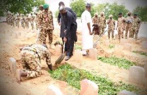 General Braimah, other fallen soldiers buried in Maiduguri