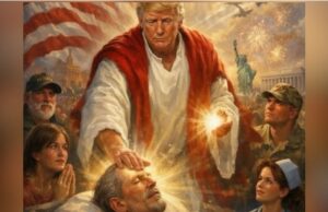 Trump posts AI image of himself as Jesus amid feud with Pope Leo