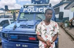 Man arrested for stealing Ghana police armoured vehicle