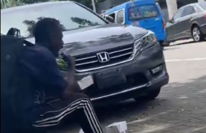 Outrage as dispatch rider samples customer’s small chops