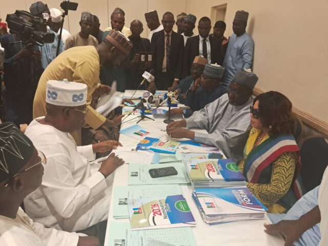 2027: Faleke picks presidential forms for Tinubu