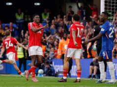 EPL: Awoniyi nets brace as Forest sink Chelsea to boost survival bid Awoniyi