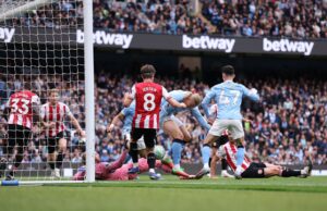 EPL: Man City thrash Brentford to close gap on Arsenal Arsenal