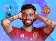 Bruno Fernandes beats Arsenal’s Rice, Raya to win EPL player of the season award Fernandes