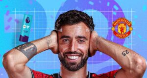 Bruno Fernandes beats Arsenal’s Rice, Raya to win EPL player of the season award Fernandes