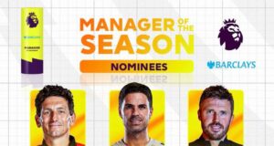 Arteta, Guardiola, Carrick nominated for Premier League manager of the season award Premier League