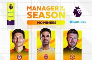 Arteta, Guardiola, Carrick nominated for Premier League manager of the season award Premier League