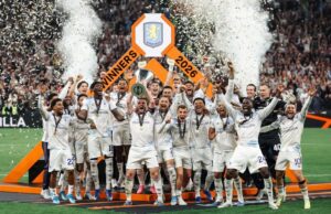 Aston Villa thrash Freiburg to win Europa League Aston Villa